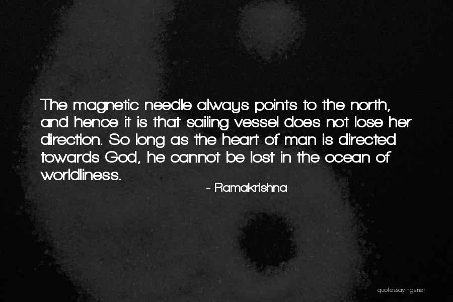 Lost In The Ocean Quotes By Ramakrishna