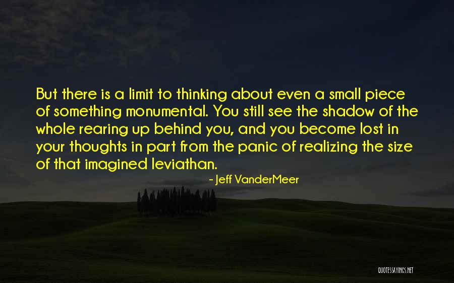 Lost In Thought About You Quotes By Jeff VanderMeer