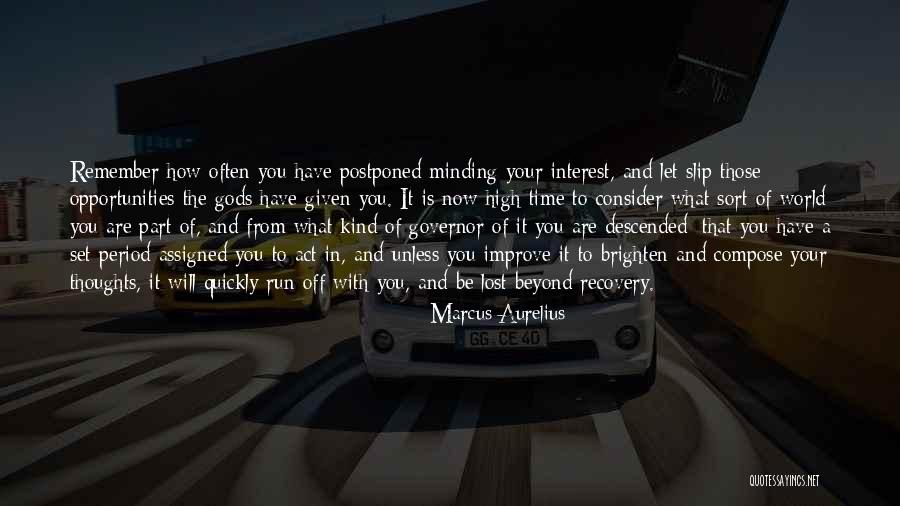 Lost Interest In You Quotes By Marcus Aurelius