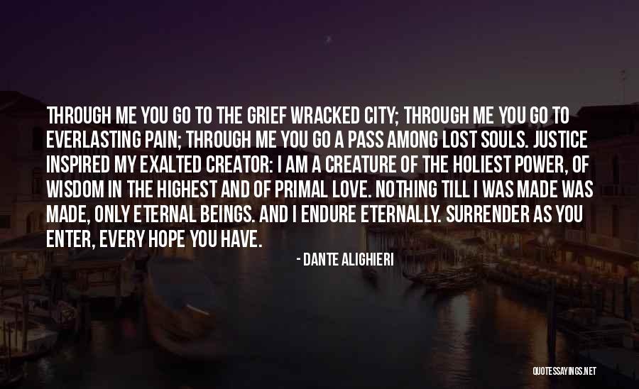 Lost Love Famous Quotes By Dante Alighieri