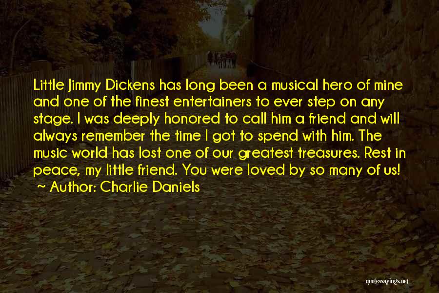 Lost Loved One Quotes By Charlie Daniels