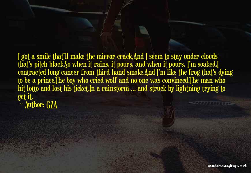 Lost Man In Black Quotes By GZA