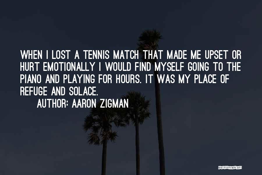 Lost Match Quotes By Aaron Zigman