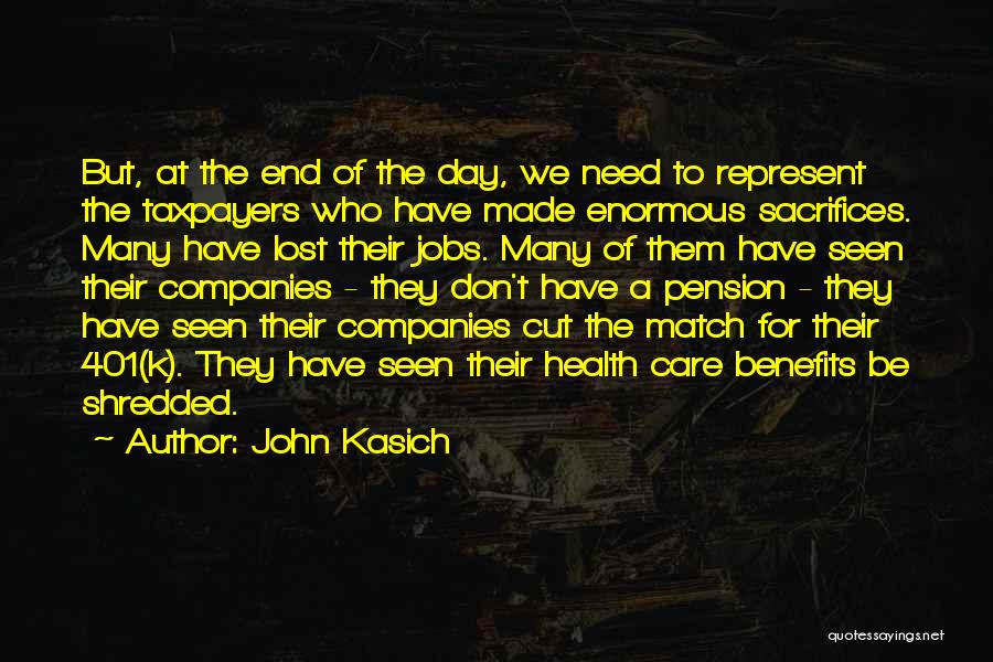 Lost Match Quotes By John Kasich