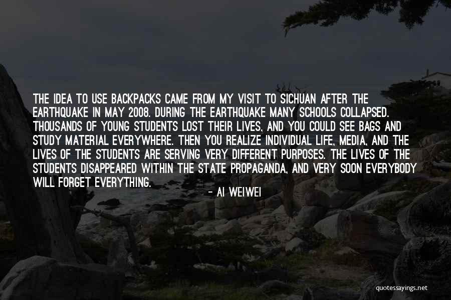 Lost Material Things Quotes By Ai Weiwei