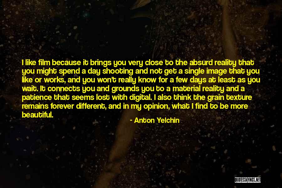 Lost Material Things Quotes By Anton Yelchin