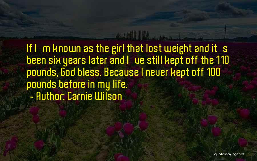 Lost My Girl Quotes By Carnie Wilson