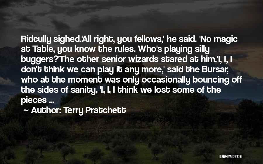 Lost My Sanity Quotes By Terry Pratchett
