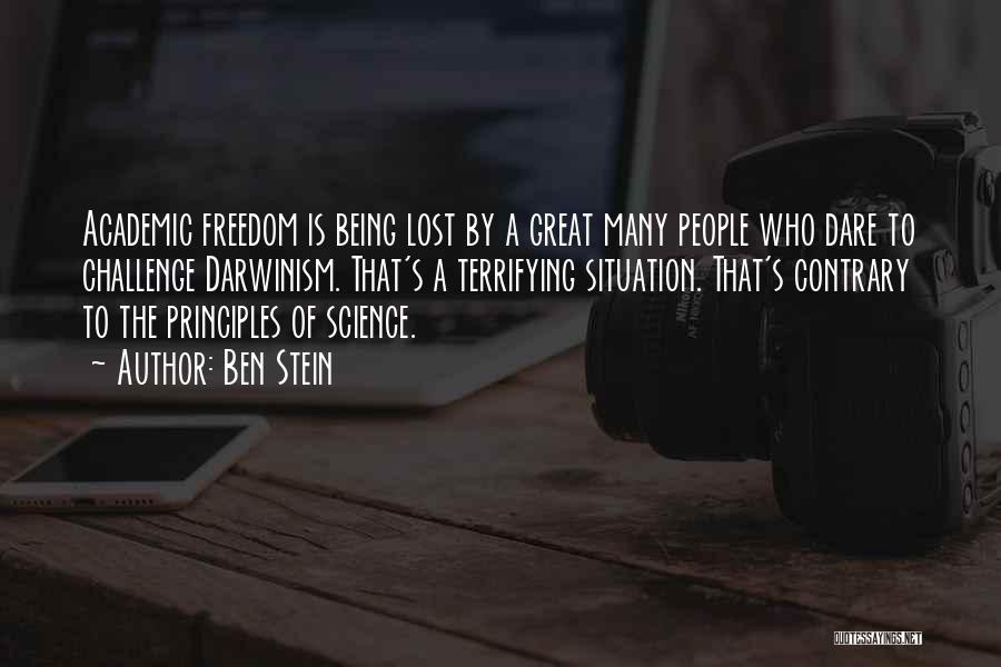 Lost Myself Somewhere Quotes By Ben Stein