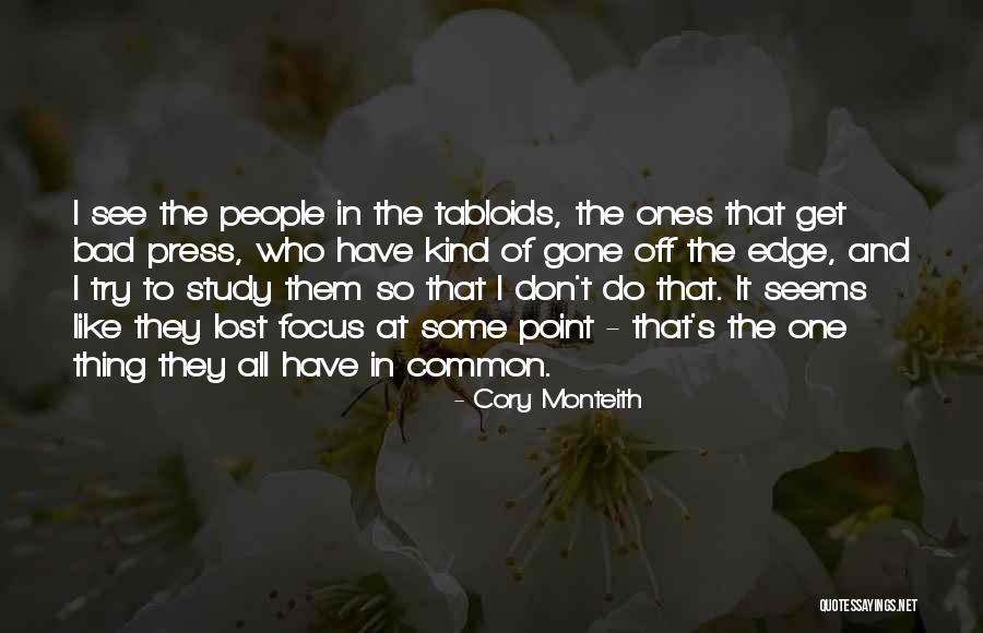 Lost Ones Quotes By Cory Monteith