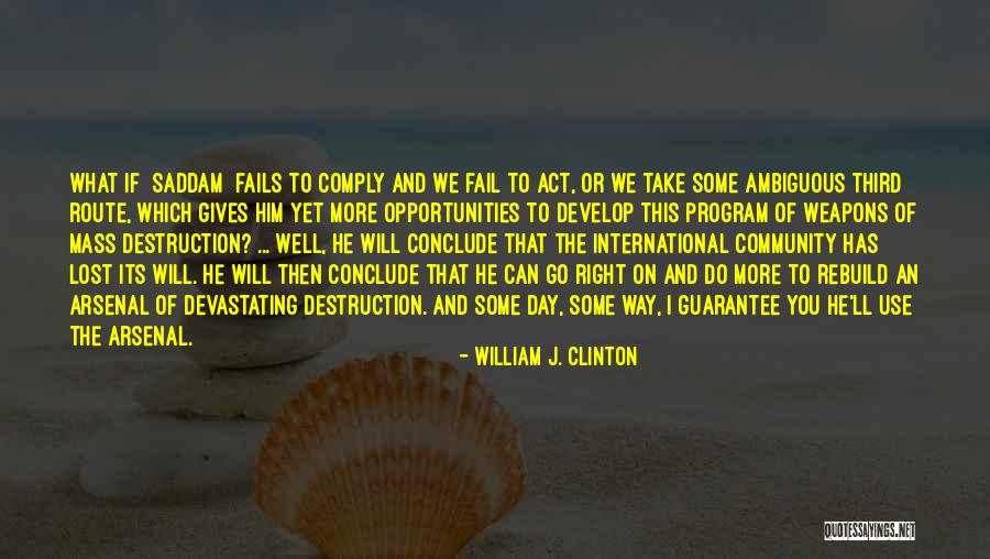 Lost Opportunities Quotes By William J. Clinton Lost Opportunities Quotes By William J. Clinton