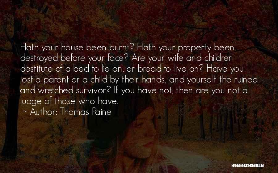 Lost Property Quotes By Thomas Paine