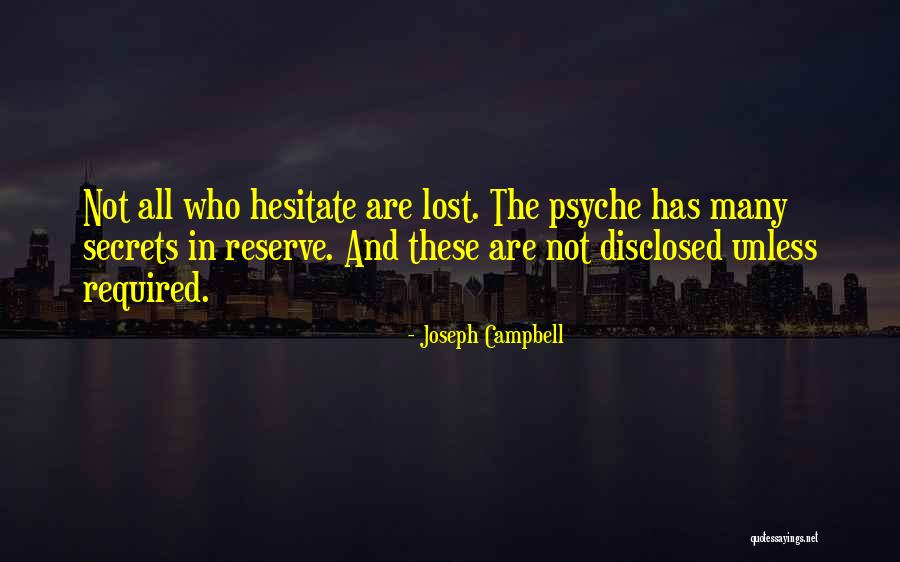 Lost Quotes By Joseph Campbell