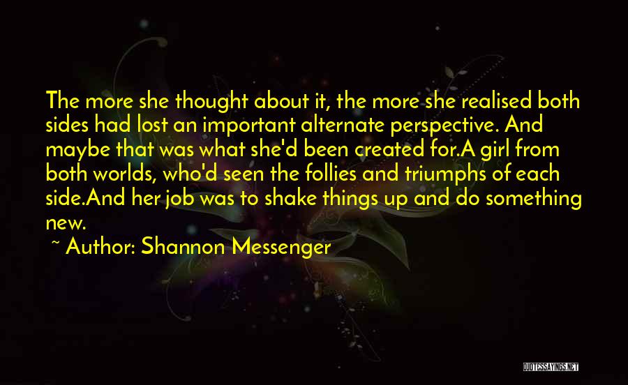 Lost Something Important Quotes By Shannon Messenger