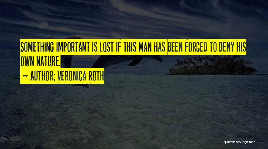 Lost Something Important Quotes By Veronica Roth