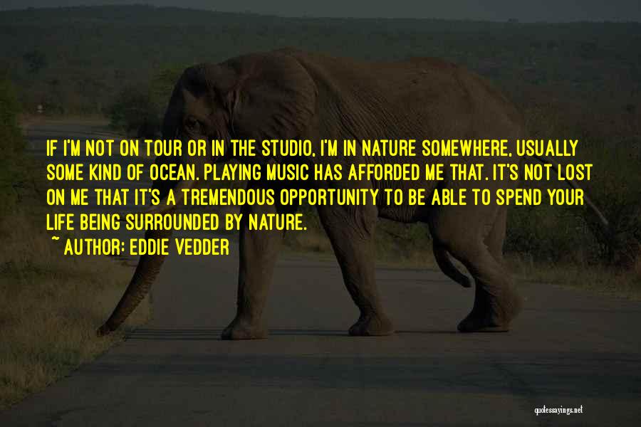 Lost The Opportunity Quotes By Eddie Vedder