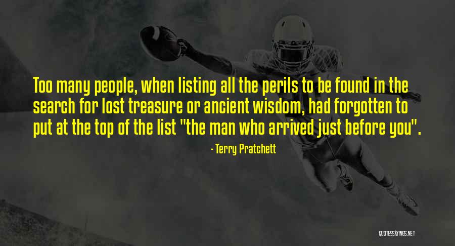 Lost Treasure Quotes By Terry Pratchett Lost Treasure Quotes By Terry Pratchett