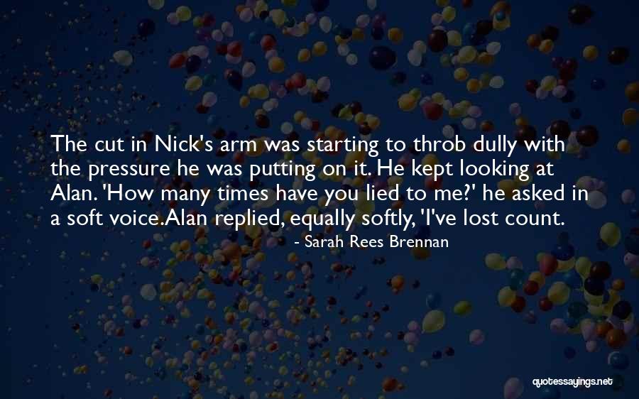 Lost Voice Quotes By Sarah Rees Brennan Lost Voice Quotes By Sarah Rees Brennan
