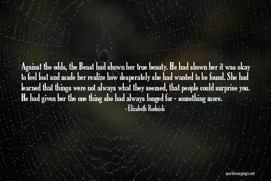Lost You Quotes By Elizabeth Rudnick Lost You Quotes By Elizabeth Rudnick