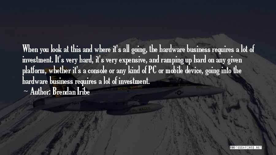 Lot Investment Quotes By Brendan Iribe