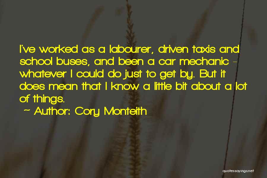 Lot Of Things To Do Quotes By Cory Monteith