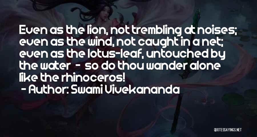 Lotus Leaf Quotes By Swami Vivekananda