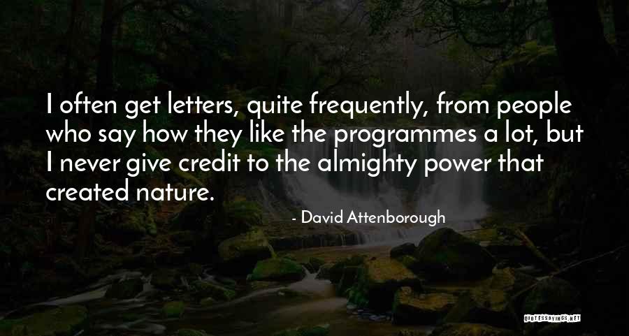 Lou Holtz Notre Dame Quotes By David Attenborough Lou Holtz Notre Dame Quotes By David Attenborough