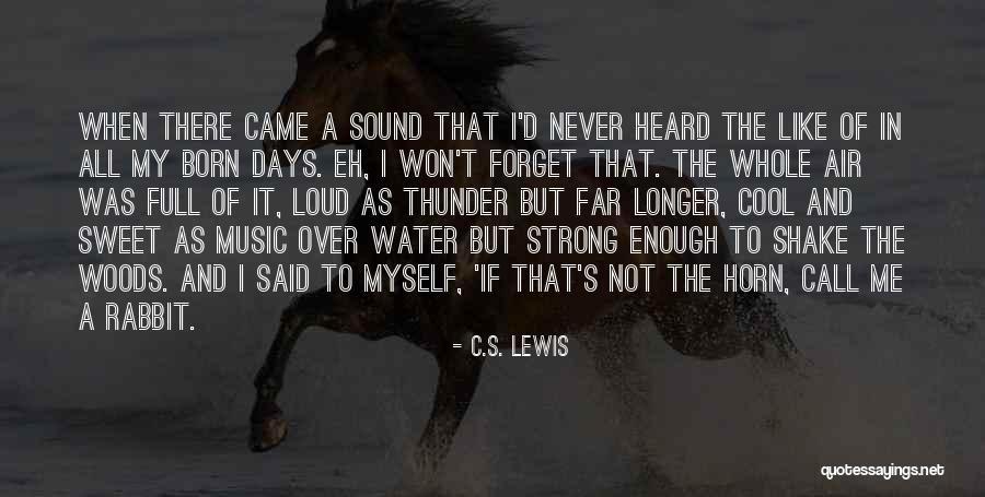 Loud Music Quotes By C.S. Lewis