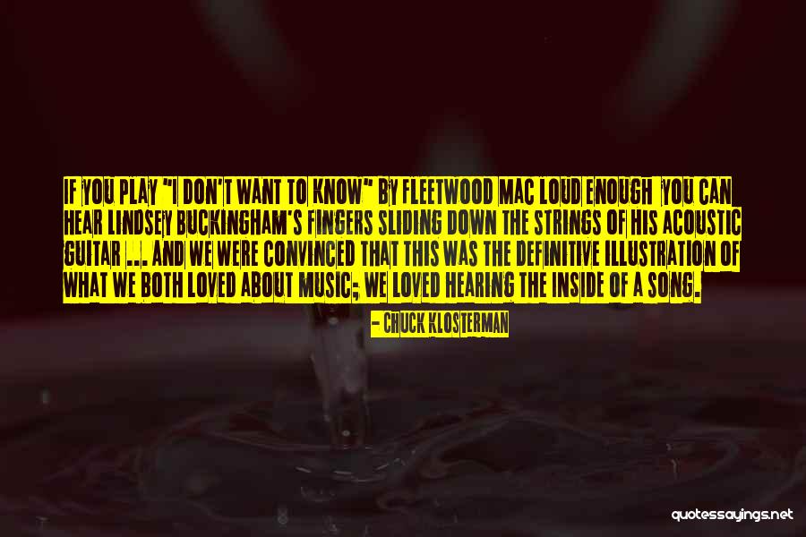Loud Music Quotes By Chuck Klosterman Loud Music Quotes By Chuck Klosterman