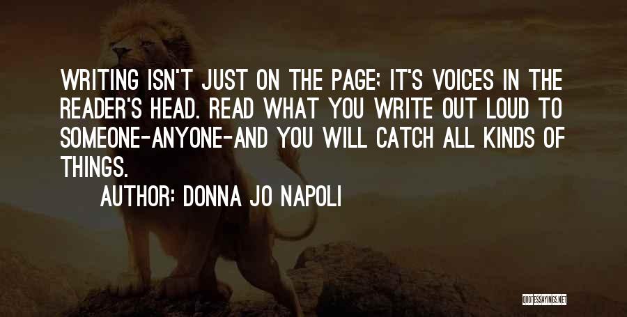 Loud Voices Quotes By Donna Jo Napoli