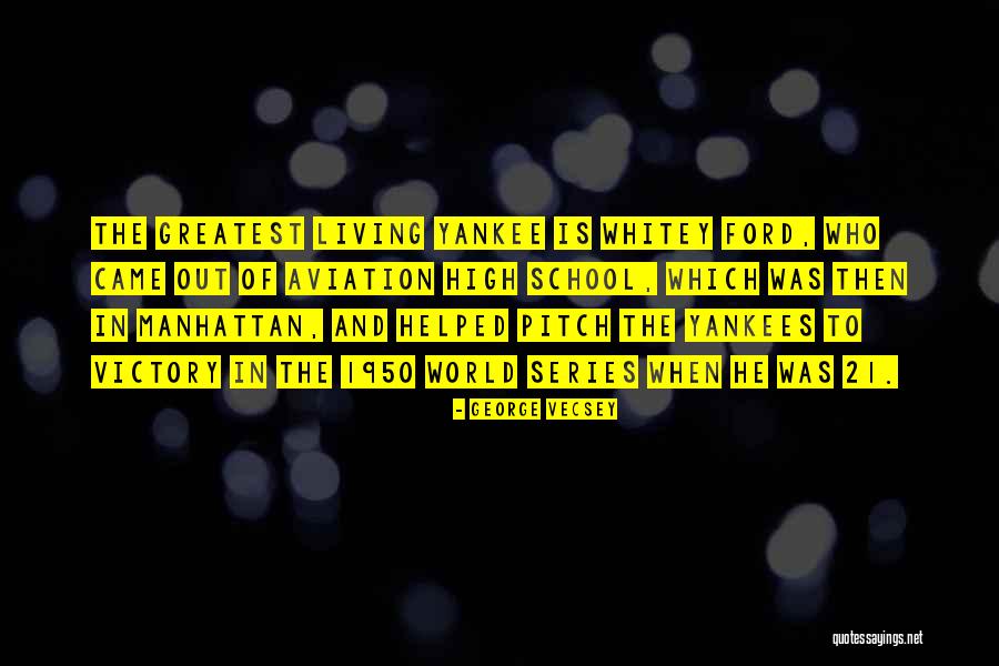Louez Leternel Lecon Quotes By George Vecsey Louez Leternel Lecon Quotes By George Vecsey