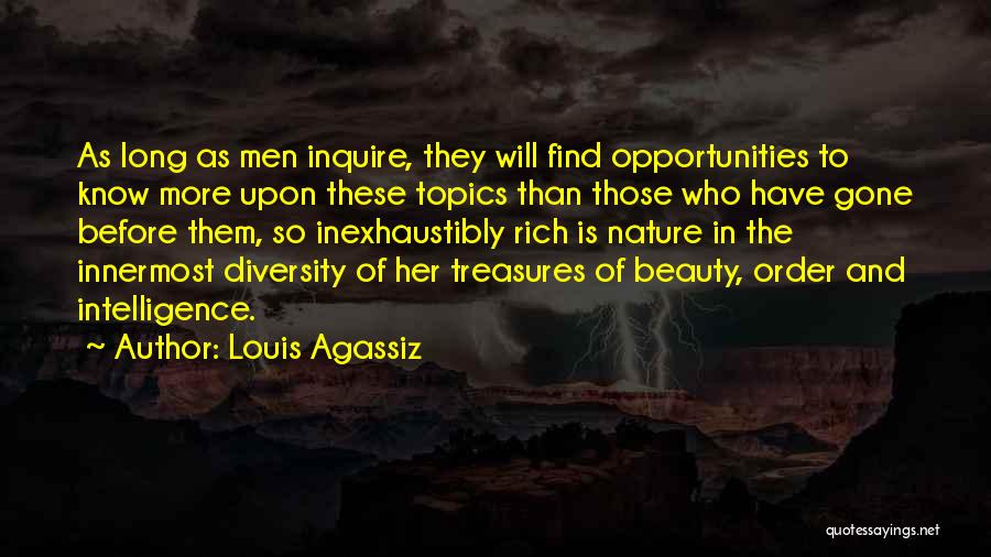 Louis Agassiz Quotes 460231