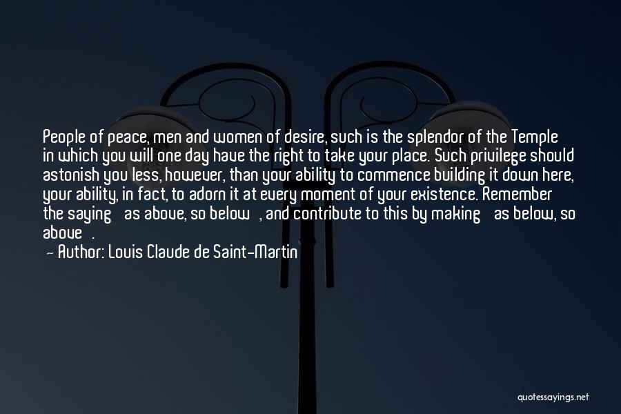 Louis Claude De Saint-Martin Quotes 1195451