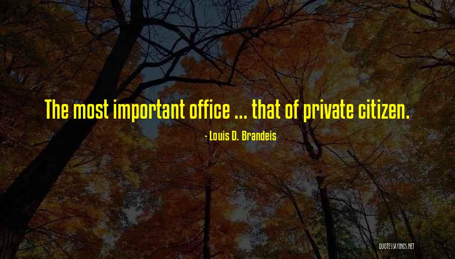 Louis D. Brandeis Quotes 1203231