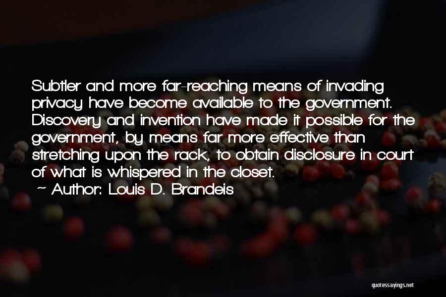 Louis D. Brandeis Quotes 290122