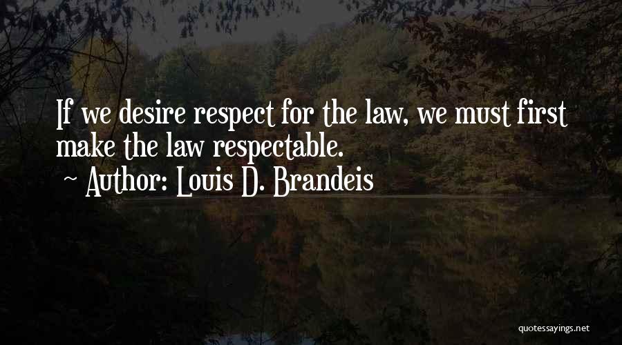Louis D. Brandeis Quotes 416578