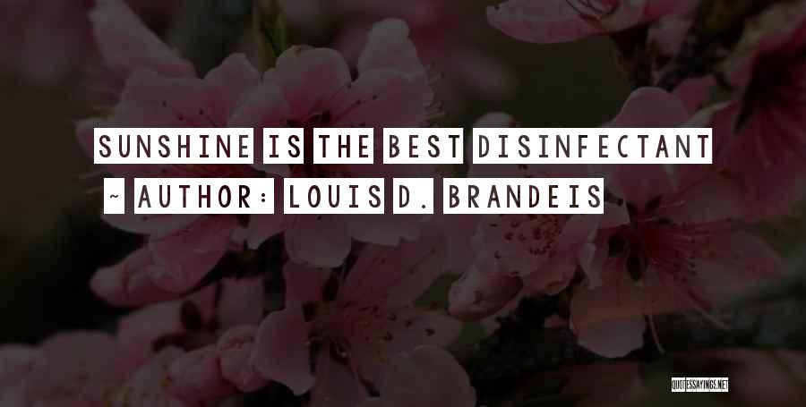 Louis D. Brandeis Quotes 880428