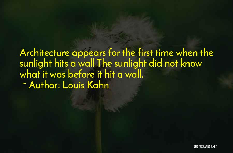 Louis Kahn Quotes 1395264