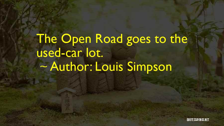 Louis Simpson Quotes 515604