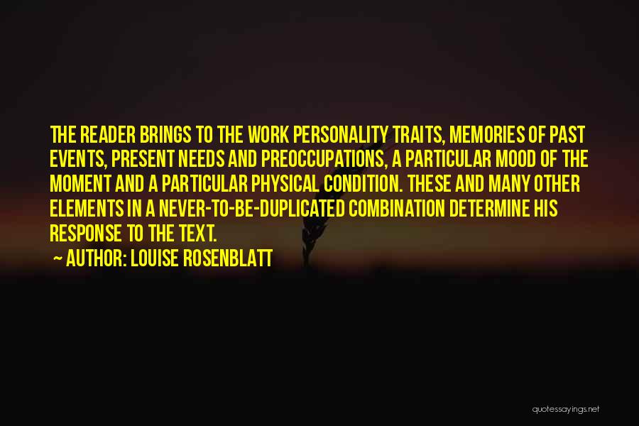 Louise Rosenblatt Quotes 1011296