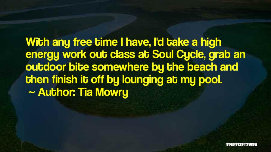 Lounging By The Pool Quotes By Tia Mowry