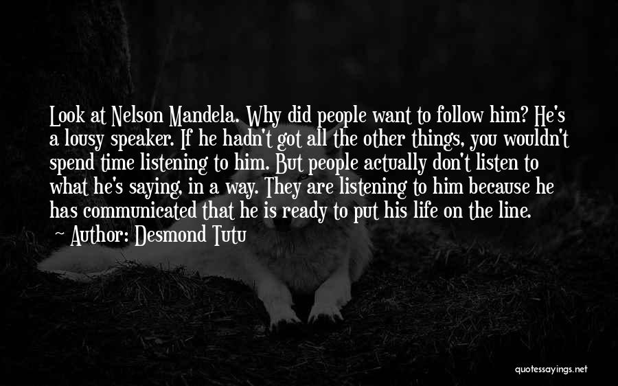 Lousy Quotes By Desmond Tutu