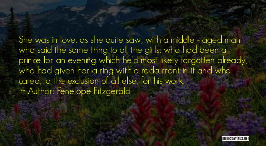 Love A Man Who Quotes By Penelope Fitzgerald