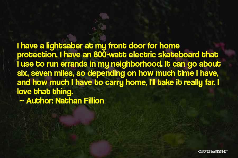 Love About Time Quotes By Nathan Fillion