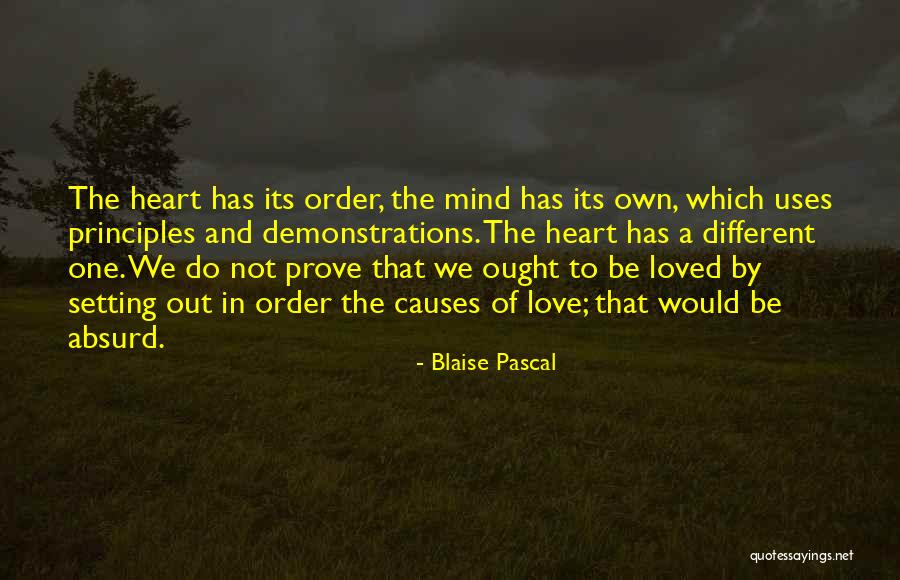 Love Absurd Quotes By Blaise Pascal