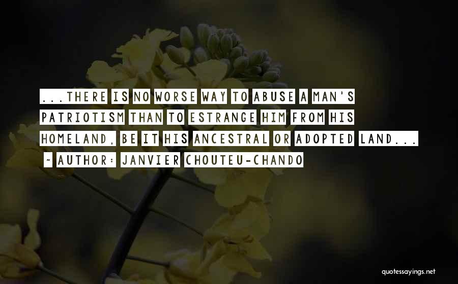Love Abuse Quotes By Janvier Chouteu-Chando