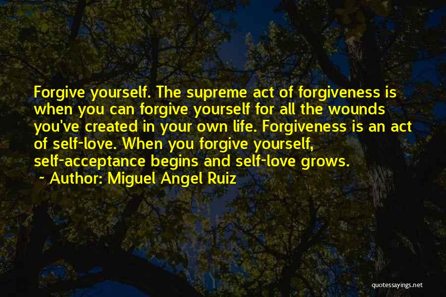 Love Acceptance Forgiveness Quotes By Miguel Angel Ruiz