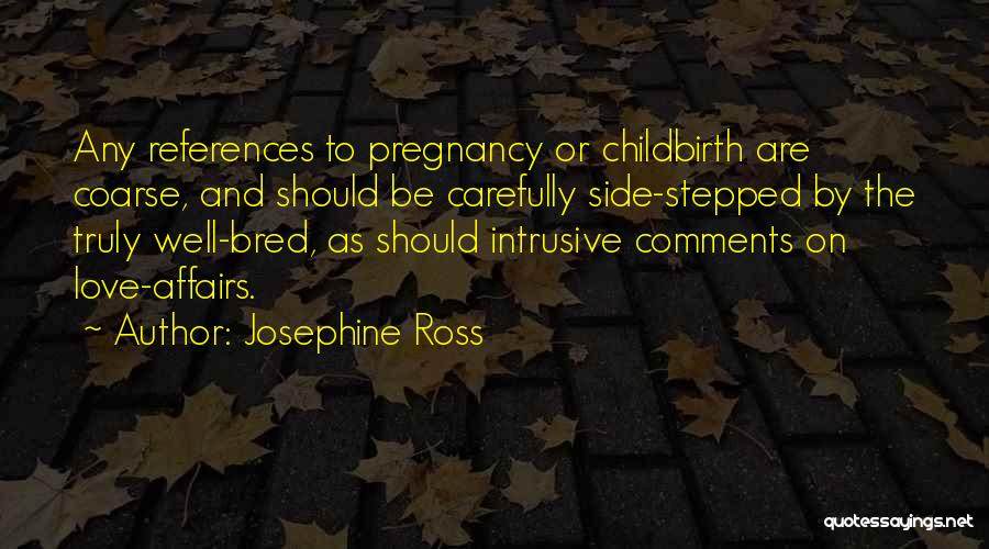 Love Affairs Quotes By Josephine Ross