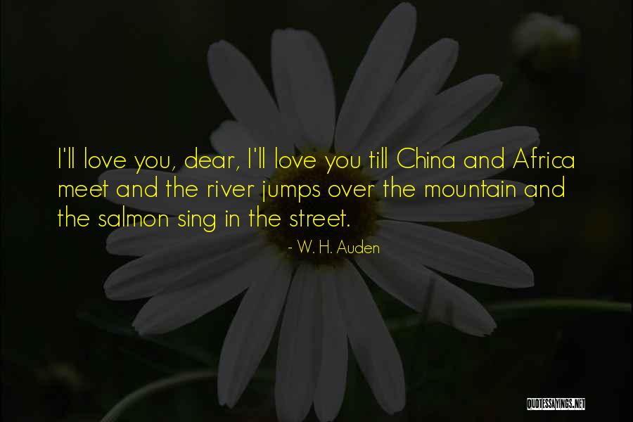 Love Africa Quotes By W. H. Auden