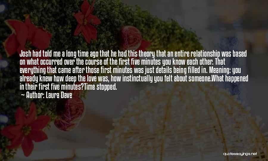 Love After Long Time Quotes By Laura Dave